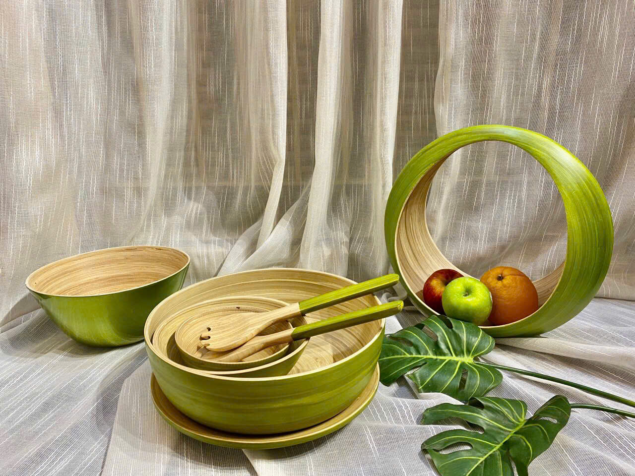 Bộ bát tre nhà Nativia gồm những loại nào? Khám phá các mẫu bát tre cuốn cao cấp