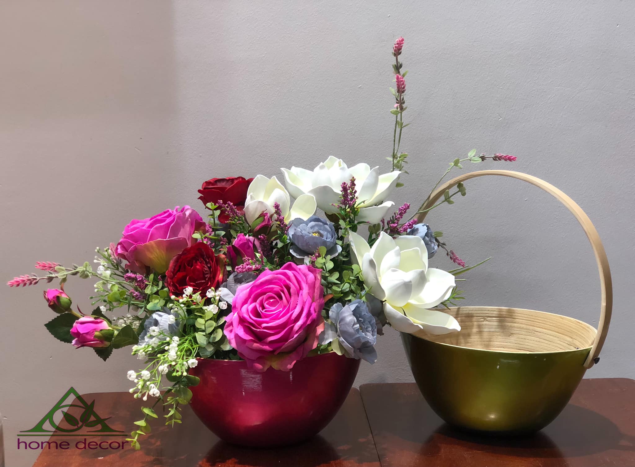 Giỏ tre bịt vân bầu dục